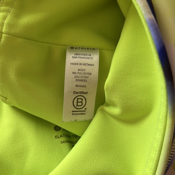 Athleta Elation High-Rise Tie Dye 7/8 Tight - Picture 6 of 8